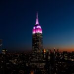 Jenna Bush Hager Instagram - Shining in pink and purple tonight in honor of @hodaandjenna’s 5 Year anniversary at the @todayshow