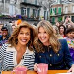 Jenna Bush Hager Instagram - NOLA we ❤️you so much! Happy French Quarter Fest! And happy five years to @hodaandjenna Sponsored by @neworleansandco !!