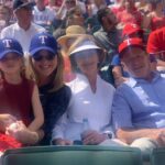 Jenna Bush Hager Instagram - Let’s GO Rangers! This little girl in the old-old stadium IS cheering LOUD for her favorite team ever. CC: my Ranger’s bestie @lelarose