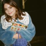 Jenna Coleman Instagram – Merry Shrimpmas one and all @shrimps 🦐 @dhpr_london and #Cher 🦐🎄🦐🎄