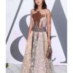 Jenna Coleman Instagram – Summer nights with @dior at the @vamuseum complete with a handmade bow of hair @studio_brisker 🎀 @kaymontano Merci merci @dior @sydneyfinch1 @rebeccacorbinmurray #hairybows