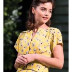 Jenna Coleman Instagram – Ann Deever ‘All My Sons’ @oldvictheatre #joyful #ArthurMiller