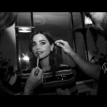 Jenna Coleman Instagram – Getting ready with @bazaaruk and @chanelofficial 🖤🎥🎞 Merci Chanel X Finch #thenightbefore…