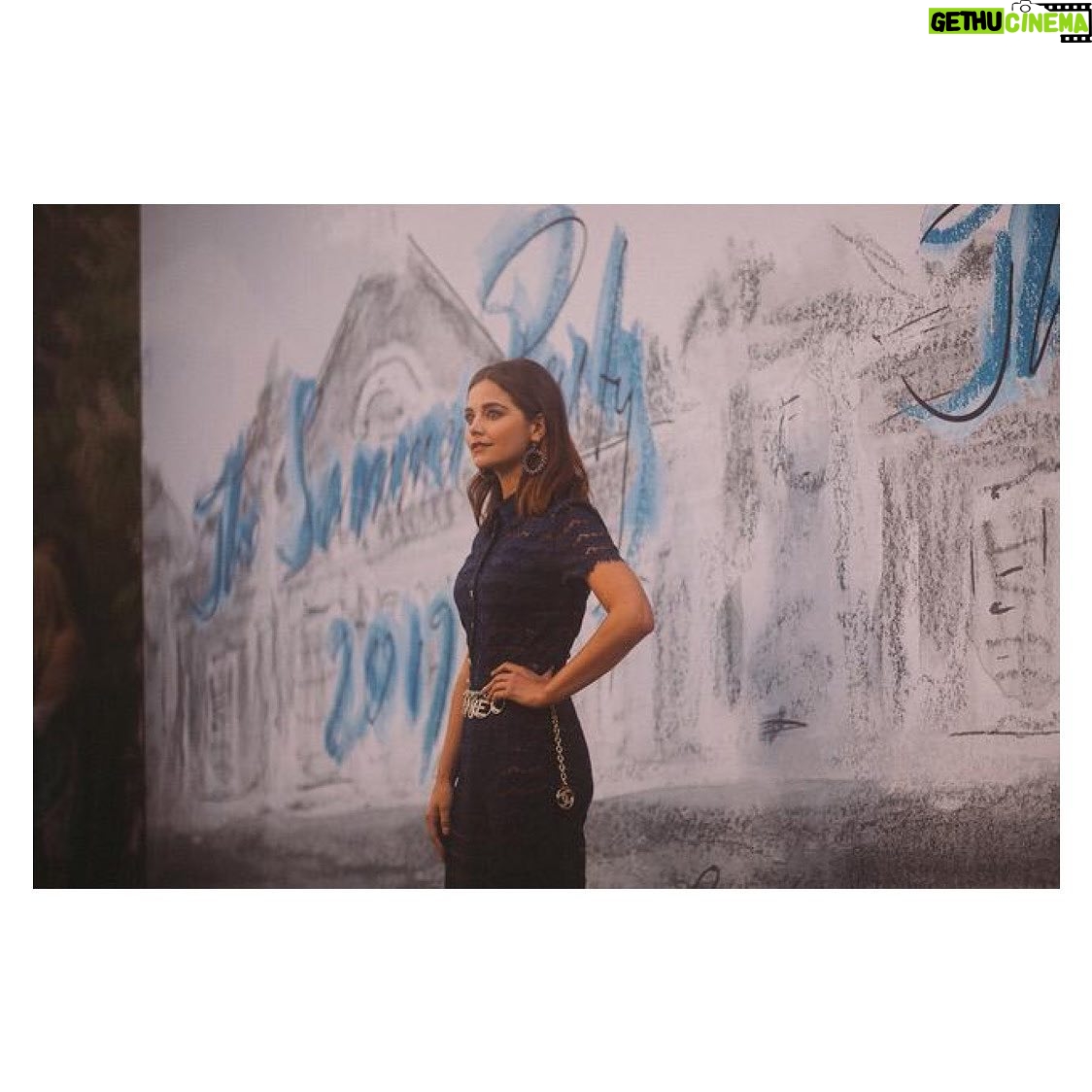 Jenna Coleman Instagram - Thank you @chanelofficial 💙@serpentineuk #SummerParty2019 @rebeccacorbinmurray