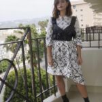Jenna Coleman Instagram – LA junket @thesandmanofficial thank you as ever @erdem 💙@preen
