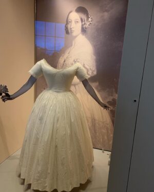 Jenna Coleman Instagram - Happy 200 years Queen Victoria. Thank you @historicroyalpalaces for the most illuminating tour creating such a vivid sense of her life #QueenVictoria200 @gucci 💜 @bellamusgrave 💜