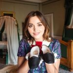 Jenna Coleman Instagram – Queen Victoria’s shoes! Thank you @historicroyalpalaces