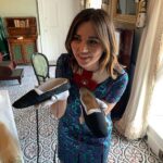 Jenna Coleman Instagram – Queen Victoria’s shoes! Thank you @historicroyalpalaces