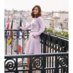 Jenna Coleman Instagram - Postcards 💌Parisienne rooftops and a stroll along the Seine for @chanelofficial #hautecouture with @elleuk Congratulations @virginieviard and the whole team 💫 Merci merci @juliedorff @hollygibson_