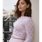 Jenna Coleman Instagram - Postcards 💌Parisienne rooftops and a stroll along the Seine for @chanelofficial #hautecouture with @elleuk Congratulations @virginieviard and the whole team 💫 Merci merci @juliedorff @hollygibson_