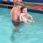Jenna Johnson Instagram - Our little fishy had his first swim lesson!! He’s always been a big fan of the water but the sheer joy and excitement on his face during the whole lesson was beyond anything I’d ever seen 🥹 Not one tear was shed… except from mama 😭🏊🏻‍♂️💦🐠 #baby #babyboy #firstswimminglesson #swimming