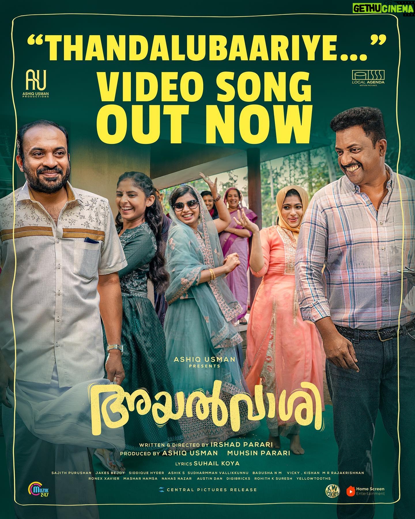 Jenna Ortega Instagram - #Thandalubaariye video song is out now. Link in bio. Written & Directed by @irshad_parari Produced by @ashiqusman @parari_muhsin @soubinshahir @binupappu @nikhilavimalofficial @lijomol @naslenofficial @m_s_gokulan @ajmal_khan_ @swathi.das.prabhu @kurup.jaya @akhilabhargavan @parvatybabu #jagadish @sajithpurushan @jakes_bejoy @siddiquephyder @ashik__s @rkvicky1990 @kishanmohan21 @mrrajakrishnan @ronexxavier4103 @masharhamsa @sudharmmanvallikkunnu @badushanm @nahas.nassar @austiieee @digibricksentertainment @rohith_ks @suhailmkoya @ajcacharya @yellow_tooths #Ayalvaashi #AshiqusmanProductions #LocalAgenda THIS EID IN THEATRES WORLDWIDE