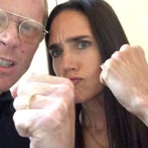 Jennifer Connelly Instagram - Bringing some Top Gun/Avengers rivalry. If I can figure out how to use my phone.
