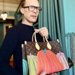 Jennifer Connelly Instagram - Thank you @louisvuitton for the gift from the new #LVxYayoiKusama collaboration, seen here expertly modeled by my husband.