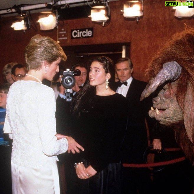 Jennifer Connelly Instagram - My last time at a Royal Premiere! Meeting Princess Diana at the Royal Premiere of Labyrinth in 1986. Honored to be attending the Royal Premiere of Top Gun tonight.