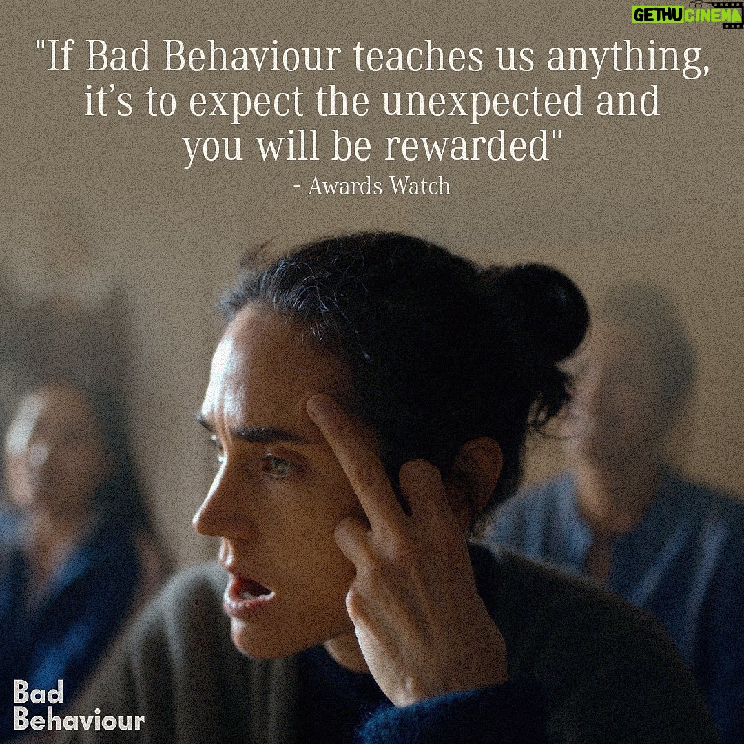 Jennifer Connelly Instagram - BAD BEHAVIOUR is now playing in select UK cinemas and streaming on the @iconfilm channel!