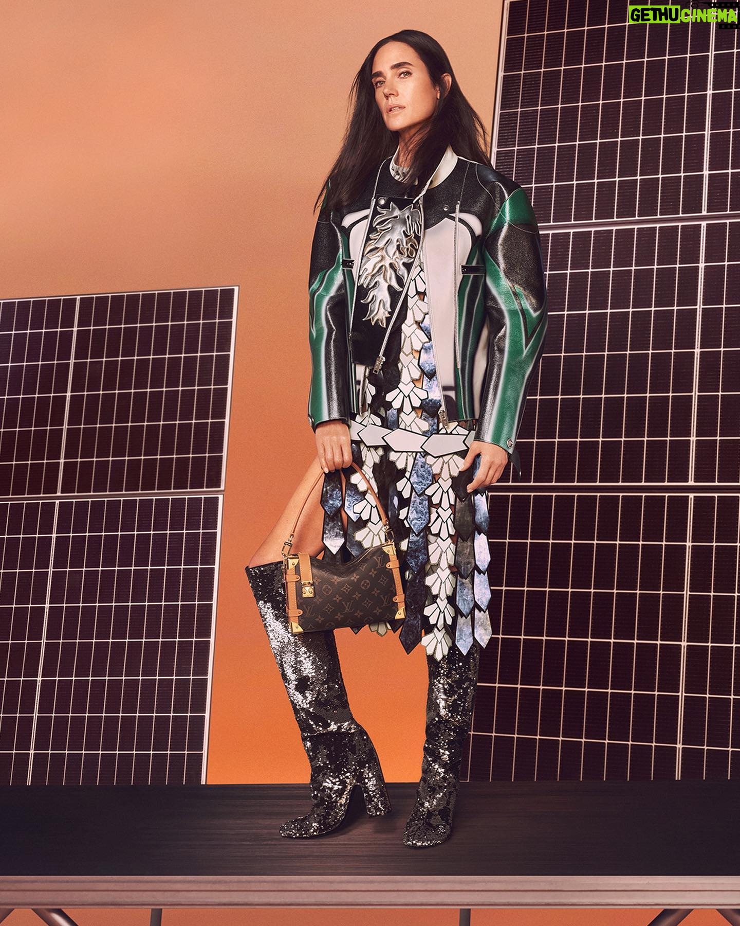 Jennifer Connelly Instagram - More from #LVCruise. Always fun shooting with my @louisvuitton family!