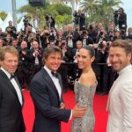 Jennifer Connelly Instagram - What an amazing night at the incredible #CannesFilmFestival! And congratulations to @TomCruise on his well deserved Palme d’Or!