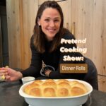 Jennifer Garner Instagram - #PretendCookingShow: Dinner Rolls. #KitchenAidAmbassador An homage to Pat Garner on Mother’s Day. ♥️ My super cozy mom made dinner rolls in the middle of the week, just because—and I want to be like her. Luckily, I have my BFF to help me out—my @kitchenaidusa Stand Mixer, the #1 Mixer Brand in the world.* Happy Mother’s Day, Mom! 🌺 . Fluffy Dinner Rolls (via @melskitchencafe) Ingredients - 1 ¼ cups milk - ¼ cup water - 4 Tbsp salted butter, at room temperature or melted, plus more for brushing - 2 Tbsp granulated sugar - 1 Tbsp instant or active dry yeast - 1 large egg - 1 ¼ tsp salt - 4 ¼ to 4 ½ cups AP flour . Instructions: 1. Heat milk in a saucepan over medium heat until milk is steaming. Pour into the bowl of your stand mixer fitted with the dough hook. 2. Add water, 4 Tbsp butter, and sugar. Let mixture cool until warm, 105-110℉ on an instant-read thermometer. 3. Stir in yeast and let rest for 5-7 mins until mixture is foamy. 4. Add egg, salt, and flour, starting with 3 ¾ to 4 cups flour, and mix, adding additional flour gradually, just until dough clears the sides of the bowl and forms a soft, sticky ball. Don’t over flour the dough. 5. Knead for 5-6 mins, until dough is soft and smooth. 6. Cover and let rise in a warm spot until doubled, ~1 hour. 7. Grease a 9x13 inch pan and set aside, lightly punch down the dough and turn out onto a lightly greased countertop. 8. Divide dough into 12 equal pieces. Roll each piece into a ball and place in the prepared pan, spacing ½ inch or so apart (four rows of three rolls.) 9. Cover with greased plastic wrap or with a towel and let rise until doubled, ~1 hour. The rolls should be very puffy with the sides touching. 10. Preheat the oven to 375℉. Place an oven rack in the middle position. 11. Bake rolls for 15-20 mins, until golden on top and bottom. Brush the tops of the rolls with additional melted butter immediately after removing them from the oven. Serve warm or let cool completely on the pan. 12. Yum. . *Source: Euromonitor International Limited; based on custom research conducted October 2023 for value sales (in USD) in 2023 through all retail channels