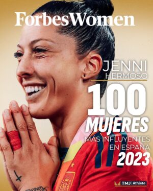 Jennifer Hermoso Instagram - ¡Un milestone único y especial que nos llena de orgullo en TMJ! Felicitamos a nuestra #TMJAthlete @jennihermoso por ser condecorada por la revista @forbes_es como una de las 100 mujeres más influyentes de España 🇪🇸 en este 2023 ❤️

Durante este año, Jenni generó un cambio a nivel individual hacia el resto de la sociedad

Visita el link 🔗 en nuestro perfil para leer más