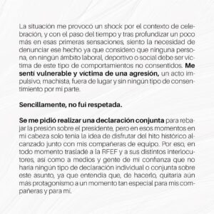 Jennifer Hermoso Instagram - Comunicado Oficial. Agosto 25, 2023. @jennihermoso
