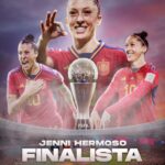 Jennifer Hermoso Instagram - Felicidades @jennihermoso por ser una de las finalistas a ganar el ‘The Best’ 2023 como Mejor Jugadora del Mundo 🥹🤯 No podemos estar más que orgullosos de ti, Jenni.