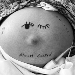 Jennifer Love Hewitt Instagram - Well this is how my kids sent me to the hospital. My belly was a big hit. “It is said that women leave their bodies in labor… they travel to the stars to collect the souls of their babies, and return to this world together.” It was my greatest honor to go and collect you Aidan James. Now back to snuggles and resting. 👶🏻🧡