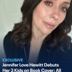 Jennifer Love Hewitt Instagram - Jennifer Love Hewitt shared a first look at her memoir Inheriting Magic, which features a rare glimpse of her and husband Brian Hallisay's three kids: Autumn, Atticus and Aidan. Link in bio for the sweet image. (📷: Instagram)