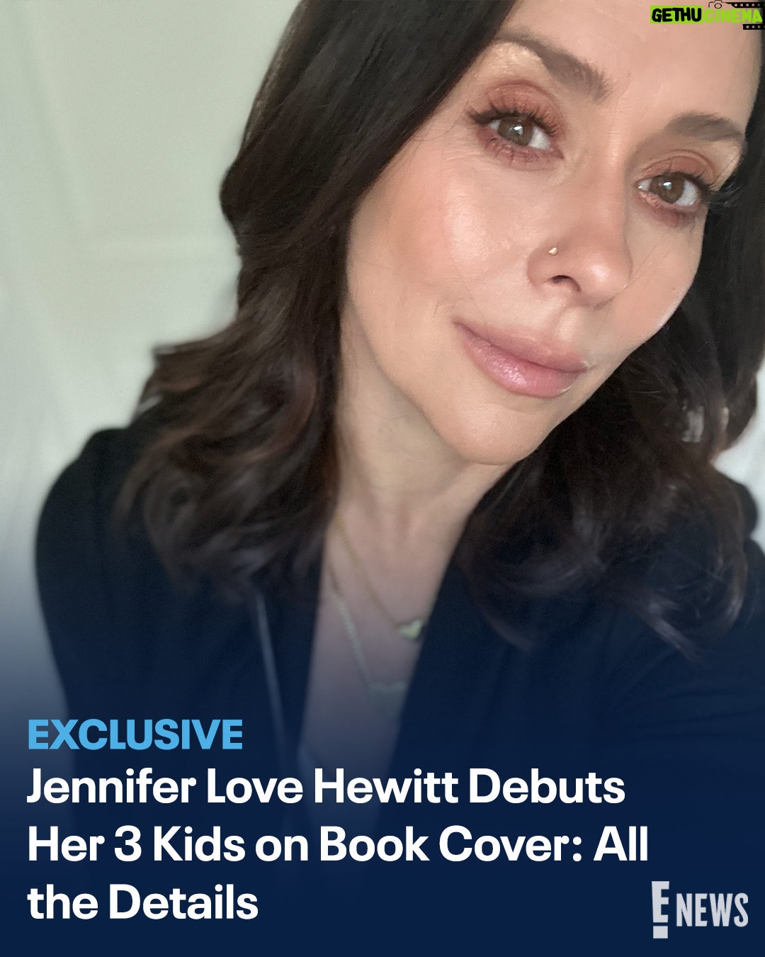 Jennifer Love Hewitt Instagram - Jennifer Love Hewitt shared a first look at her memoir Inheriting Magic, which features a rare glimpse of her and husband Brian Hallisay's three kids: Autumn, Atticus and Aidan. Link in bio for the sweet image. (đˇ: Instagram)