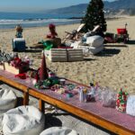 Jennifer Love Hewitt Instagram - I had a vision. I wanted to create a magical California Christmas for some friends and family. To prove that magic can be made anywhere and for sure at the beach. So I reached out to my friends at @wondertentparties aka true holiday elves and they made it happen! We cried when we saw it, laughed, ate amazing food from @me.n.u.grazing.la, the kids did crafts with the most wonderful @bloomkidsinsta and then we watched the sunset on our perfect day. With full hearts we went home and all agreed this would be a core memory forever. Thank you @wondertentparties @bloomkidsinsta @me.n.u.grazing.la
