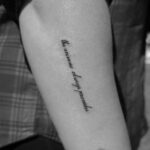 Jennifer Love Hewitt Instagram - Thank you so much @cachotattoo @goodcarmastudio As a student of the universe I am so grateful to have this daily reminder. 🙏🏻🧡