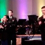 Jennifer Messina Instagram - My first paying performing gig was The US Army Band at 17 years old. A little throwback of the last 11 years. (Or the beginning years at least…the last video I was pepper sprayed) #veteransday #happyveteransday #thankyou #armyband