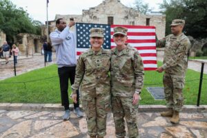 Jennifer Messina Instagram - Promotion to Captain. I joined @usarmyreserve almost 11 years ago and it has shaped me into the confident leader I am today. 
Though my life as a recording artist and influencer keeps me extremely busy and on a plane almost 100 days a year, I still always find time to serve. 
I love being apart of something bigger than me. I serve so I can give back to my soldiers and my country all of the opportunities and learning lessons they have afforded to me. I am proud to be an American and to be living the American dream in my entertainment industry career. I would have never been able to without the lessons learned as a Soldier. Thank you @usarmy for continuing to believe in my potential as a leader in your organization.
#armystrong #goarmy #beallyoucanbe #thiswelldefend #usarmy #thealamo #captain #soldier