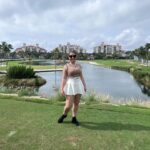 Jennifer Messina Instagram - Beautiful day at Fisher Island supporting @theheartofalionfoundation Thank you @pga_johndaly and @majoredpulido for the honor to become an ambassador of this incredible organization. Singing the National Anthem at @fisherislandclub #SUPPORTTHETROOPS #22adayistoomany #armyvet #fisherisland