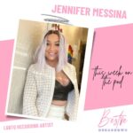 Jennifer Messina Instagram - This week on the pod… @jennifercmessina 💞 🏳️‍🌈 Jennifer gives us all the 🫖 on how she juggles being a recording artist, actress and influencer! Stay tuned 💗