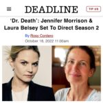 Jennifer Morrison Instagram - So excited to be on this journey! @littleton_road #ashleymichelhoben @ucp @peacocktv @patrick.macmanus #nyc @escapeartistsentertainment @wonderymedia