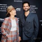 Jennifer Morrison Instagram - Such a great evening celebrating #swimmingwithsharks @gerardocelasco and @therokuchannel (love the @dolcegabbana suit on my love)