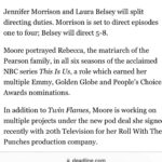 Jennifer Morrison Instagram - Reunited and it feels so good! So thrilled to be working the incomparable @mandymooremm on the #doctordeath anthology series ! @peacocktv @ucp @littleton_road @wonderymedia @escapeartistsentertainment