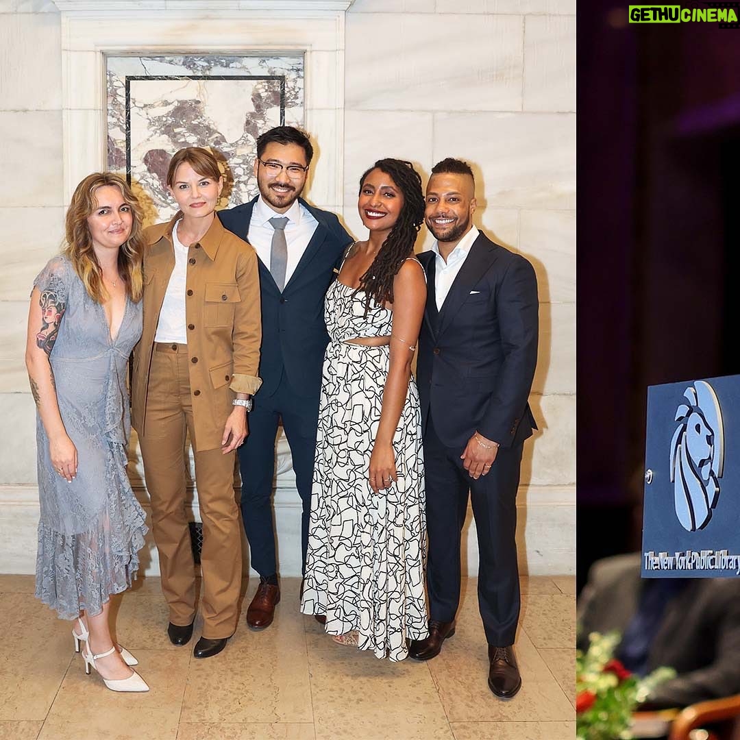 Jennifer Morrison Instagram - Snapshots from the 2022 @nyplyounglions Fiction Award event. π· @yvonnetnt @bfa We will be featuring the finalist books from the Young Lions Fiction Award as our #A3CReads books of the month, starting July 1. Order them in the @nyplshop and read along with us!