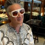 Jennifer Tilly Instagram - Happy birthday luncheon for the wonderful Cameron Silver! Special guest star: @jeffsnyder1 Caftans and cake for everyone! 🥳