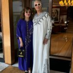 Jennifer Tilly Instagram - Happy birthday luncheon for the wonderful Cameron Silver! Special guest star: @jeffsnyder1 Caftans and cake for everyone! 🥳
