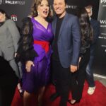 Jennifer Tilly Instagram – Had a blast celebrating the 25 year anniversary of @familyguyfox last night for PaleyFest. 🎂🥳🎉
Hair: @stuntzbeauty makeup: @aaronpaulbeauty