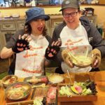 Jennifer Tilly Instagram - A visit to Bear Cafe 🐻🐻‍❄️🧸 #Tokyo Hokkaido Menkoinabe Kumachan Onsen