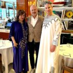 Jennifer Tilly Instagram - Happy birthday luncheon for the wonderful Cameron Silver! Special guest star: @jeffsnyder1 Caftans and cake for everyone! 🥳