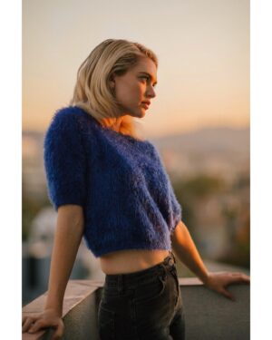 Jenny Boyd Instagram - Photographer’s caption: ‘Angora in the sun’ 
My caption: ‘COOookie Monster’
📸: @sammysouzie