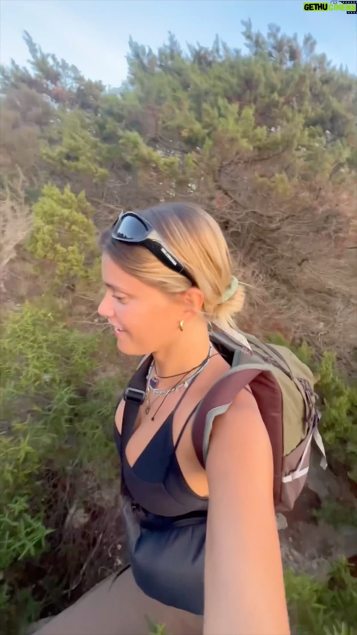 Jenny De Nucci Instagram - the core of man’s spirit comes from new experiences 👣 #sardegna #camping #hiking