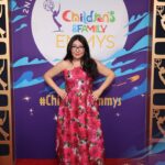 Jenny Han Instagram - It was an honor just to be nominated! 😀 Congratulations to the amazing cast, incredible writers, and phenomenal crew of the now ✨Emmy nominated✨ XO, Kitty! makeup: @tamah_krinsky hair: @mikelorenzano dress: @oscardelarenta