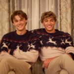 Jenny Han Instagram - I had a really hard time choosing which Christmas sweater picture to go with for Episode 5. Which do you guys like best? #thesummeriturnedpretty