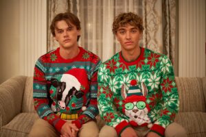 Jenny Han Instagram - I had a really hard time choosing which Christmas sweater picture to go with for Episode 5. Which do you guys like best? 
#thesummeriturnedpretty