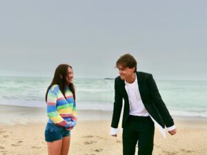 Jenny Han Instagram - IT’S OFFICIALLY SUMMERTIME. The first 3 episodes of #thesummeriturnedpretty are up! (But when we shot this scene, it was late October. SORRY GUYS! 😬🫶🏼)